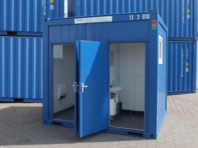 10‘ Damen/Herren-WC-Container