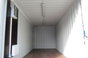 20' Werkstattcontainer - ISO-Norm Seecontainer - Lagercontainer - Stahlcontainer - conro.container -Innenansicht