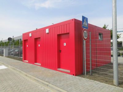Sanitärcontainer 2er-Anlage - Container-Anlage - Toilettencontainer - conro.container